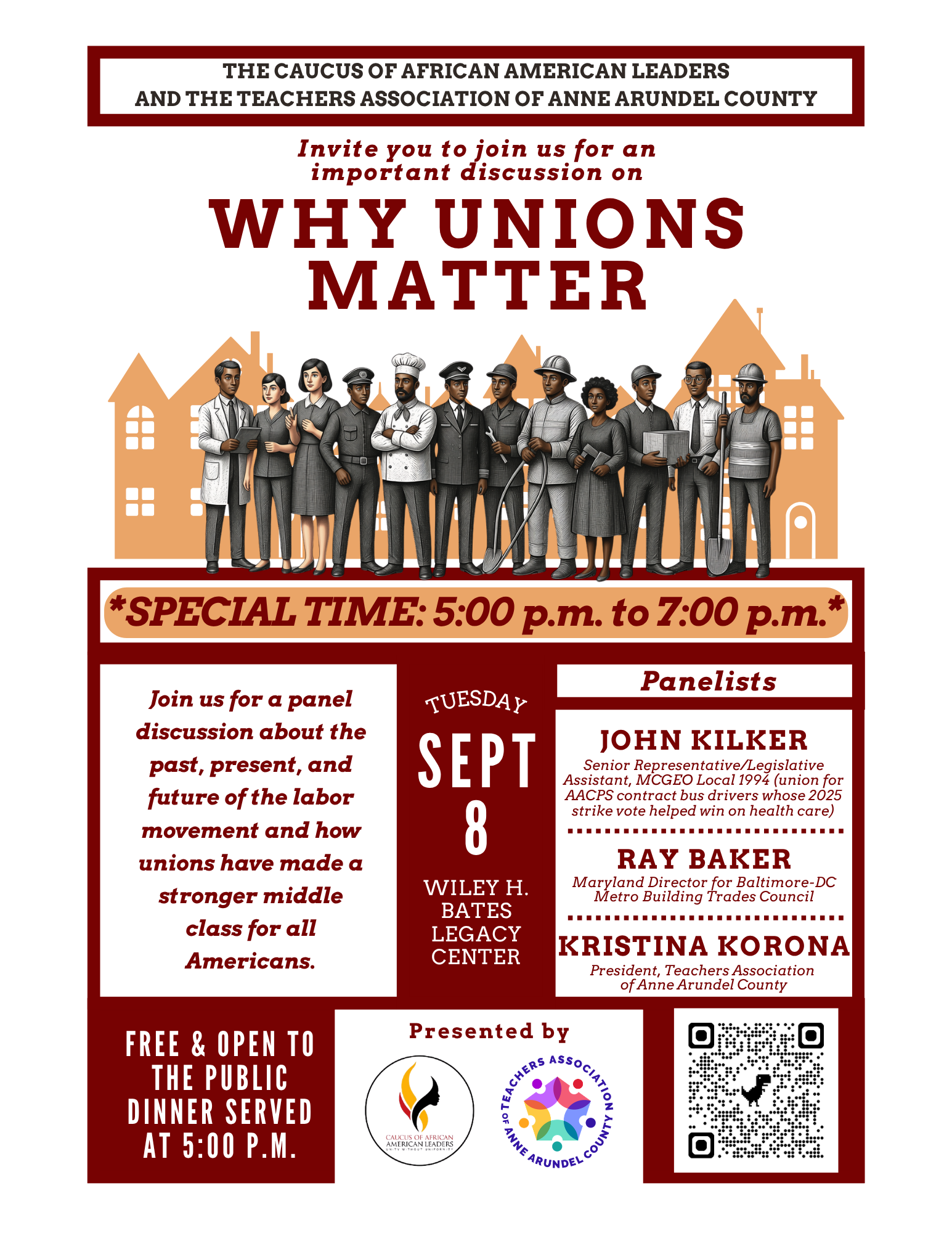 Flyer for the September 2026 